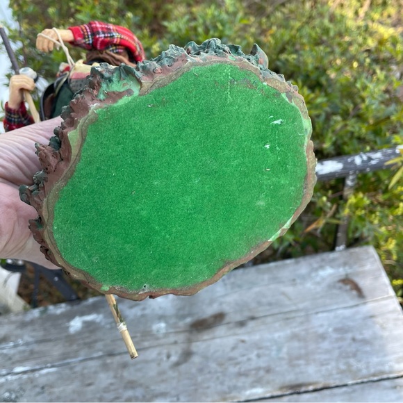 Vintage Clothtique Possible Dreams Santa Fishing fisherman cottage decor - Picture 7 of 7